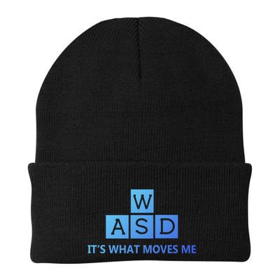 Wasd ItS What Moves Me Funny Pc Gamer Computer Gift Knit Cap Winter Beanie