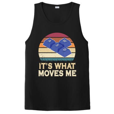 Wasd ItS What Moves Me Vintage Funny Gift Funny Gaming Gamer Cute Gift PosiCharge Competitor Tank