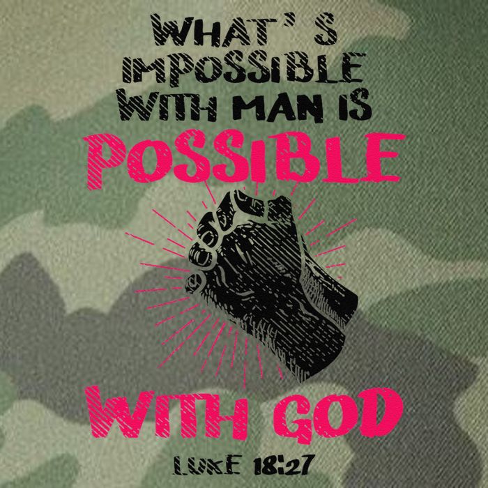 WhatS Impossible With Man Is Possible With God Christian Legacy Tie Dye Trucker Hat