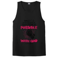 WhatS Impossible With Man Is Possible With God Christian PosiCharge Competitor Tank