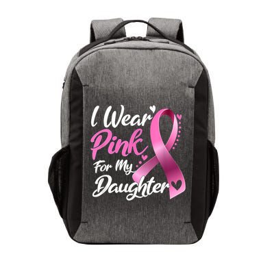Woman I Wear Pink For My Daughter Breast Cancer Awareness Vector Backpack