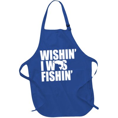 Wishin I Was Fishin Apron