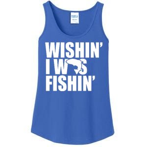 Wishin I Was Fishin Ladies Essential Tank