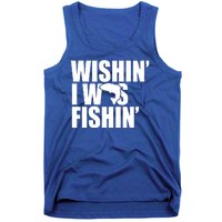 Wishin I Was Fishin Tank Top