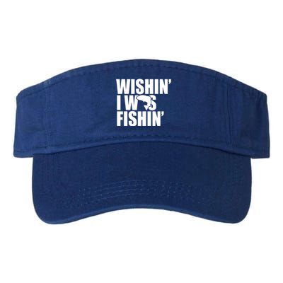 Wishin I Was Fishin Valucap Bio-Washed Visor