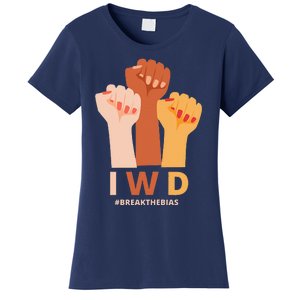 Womens International Women's Day Break The Bias Gender Equality Women's T-Shirt