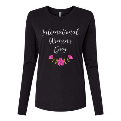 Womens International Women's Day Cool Queen Princess Family Lover Womens Cotton Relaxed Long Sleeve T-Shirt