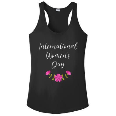 Womens International Women's Day Cool Queen Princess Family Lover Ladies PosiCharge Competitor Racerback Tank