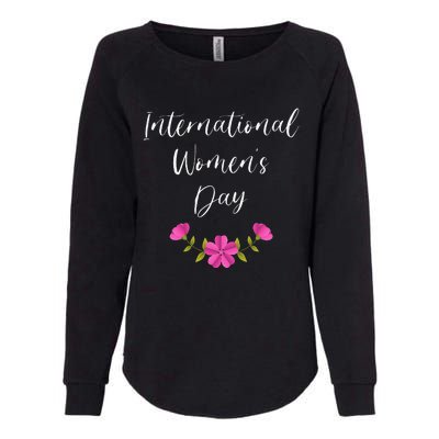 Womens International Women's Day Cool Queen Princess Family Lover Womens California Wash Sweatshirt