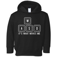 WASD It's What Moves Me Funny PC Gamer Computer Nerd Toddler Hoodie