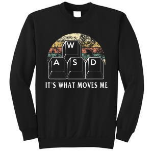 Wasd ItS What Moves Me Funny Pc Gamer Computer Nerd Gift Sweatshirt