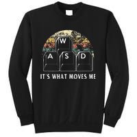 Wasd ItS What Moves Me Funny Pc Gamer Computer Nerd Gift Sweatshirt