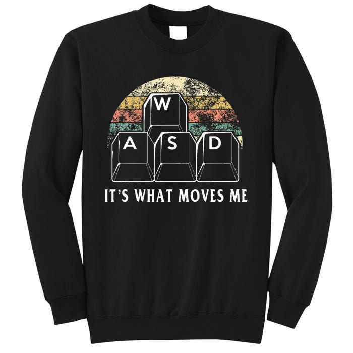 Wasd ItS What Moves Me Funny Pc Gamer Computer Nerd Gift Sweatshirt