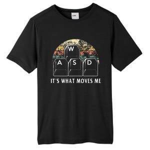 Wasd ItS What Moves Me Funny Pc Gamer Computer Nerd Gift Tall Fusion ChromaSoft Performance T-Shirt