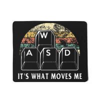 Wasd ItS What Moves Me Funny Pc Gamer Computer Nerd Gift Mousepad
