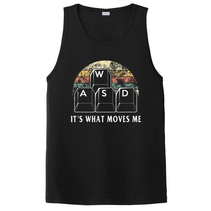 Wasd ItS What Moves Me Funny Pc Gamer Computer Nerd Gift PosiCharge Competitor Tank