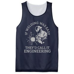 Welder If Welding Was Easy Quote Funny Saying Welder Mesh Reversible Basketball Jersey Tank