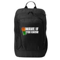 Wave If You Know. Upside Down Pineapple City Backpack