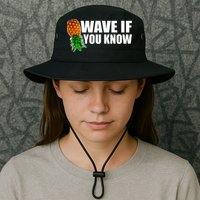 Wave If You Know. Upside Down Pineapple Bucket Hat
