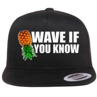 Wave If You Know. Upside Down Pineapple Flatbill Hat