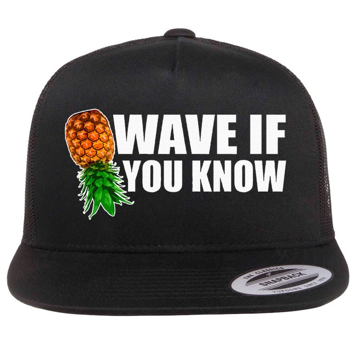 Wave If You Know. Upside Down Pineapple Flatbill Hat