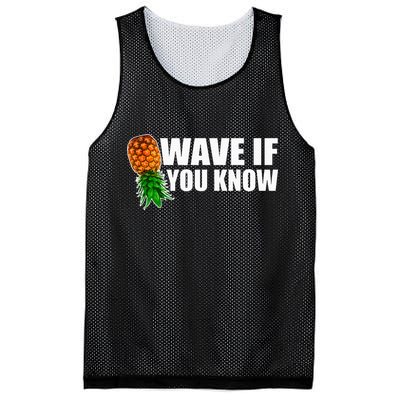 Wave If You Know. Upside Down Pineapple Mesh Reversible Basketball Jersey Tank