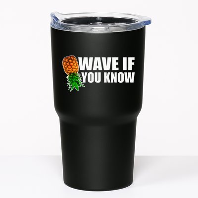 Wave If You Know. Upside Down Pineapple Tumbler