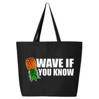 Wave If You Know. Upside Down Pineapple 25L Jumbo Tote