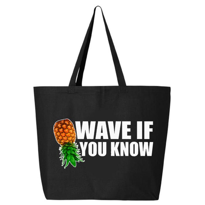 Wave If You Know. Upside Down Pineapple 25L Jumbo Tote