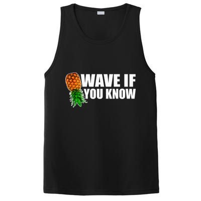 Wave If You Know. Upside Down Pineapple PosiCharge Competitor Tank