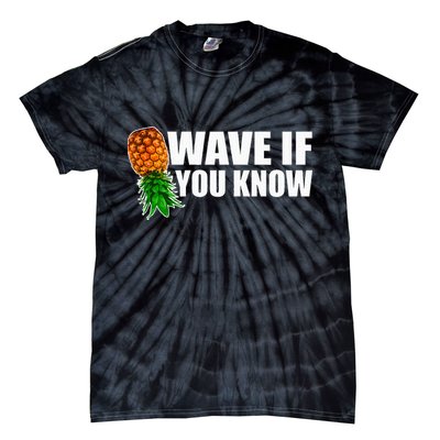 Wave If You Know. Upside Down Pineapple Tie-Dye T-Shirt