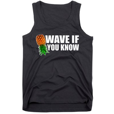 Wave If You Know. Upside Down Pineapple Tank Top