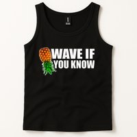 Wave If You Know. Upside Down Pineapple Tank Top