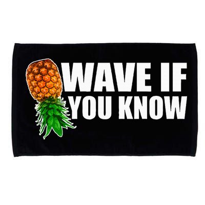 Wave If You Know. Upside Down Pineapple Microfiber Hand Towel