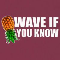 Wave If You Know. Upside Down Pineapple 16oz Travel Tumbler