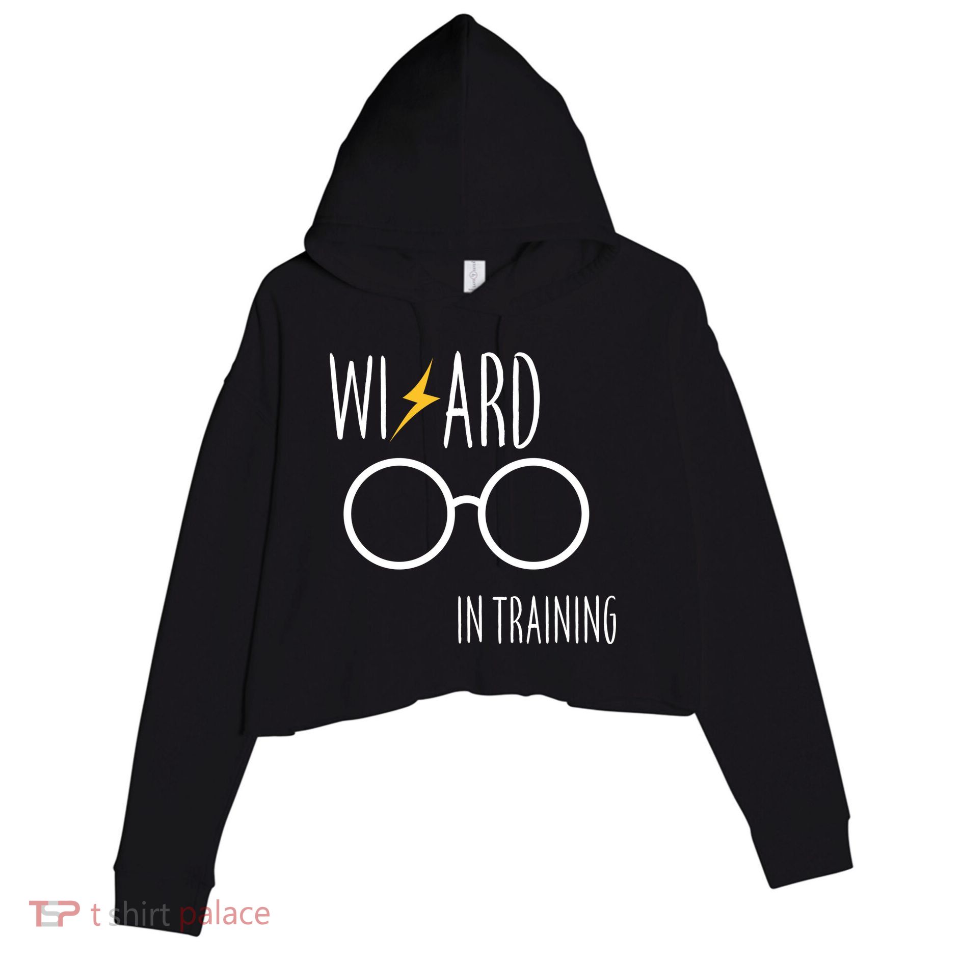 Wizard In Training  Crop Fleece Hoodie