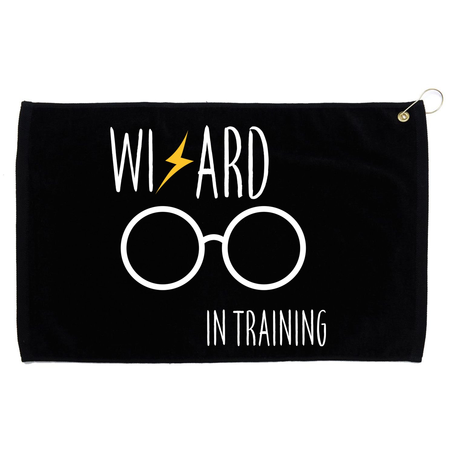 Wizard In Training  Grommeted Golf Towel