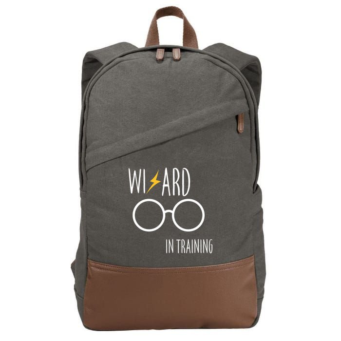 Wizard In Training  Cotton Canvas Backpack