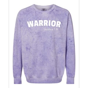 Warrior Joshua 1:9 Colorblast Crewneck Sweatshirt