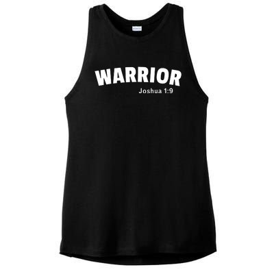 Warrior Joshua 1:9 Ladies PosiCharge Tri-Blend Wicking Tank