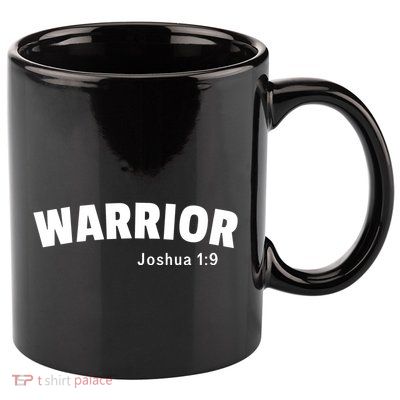 Warrior Joshua 1:9 11oz C Handle Ceramic Mug