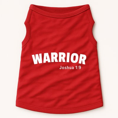 Warrior Joshua 1:9 Doggie Tank