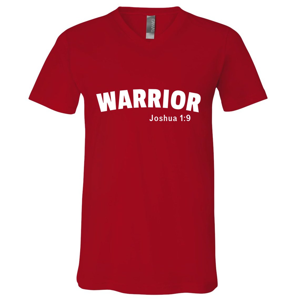 Warrior Joshua 1:9 V-Neck T-Shirt