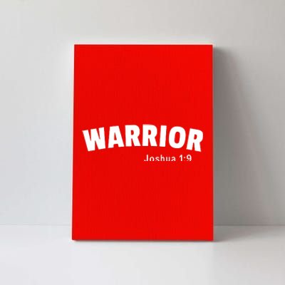 Warrior Joshua 1:9 Canvas