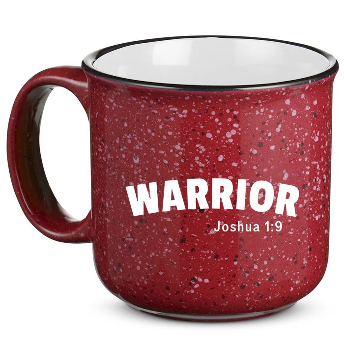 Warrior Joshua 1:9 15oz Campfire Ceramic Mug