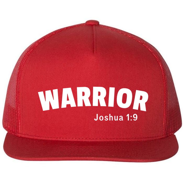 Warrior Joshua 1:9 Flat Bill Trucker Hat