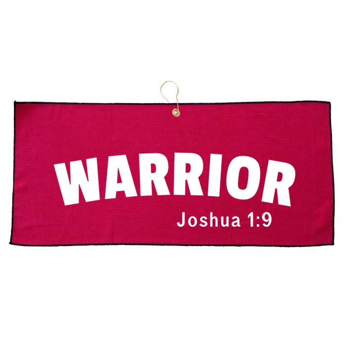 Warrior Joshua 1:9 Large Microfiber Waffle Golf Towel