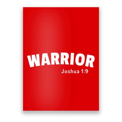 Warrior Joshua 1:9 Poster