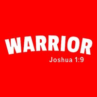 Warrior Joshua 1:9 Pom Pom 12in Knit Beanie