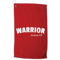Warrior Joshua 1:9 Golf Towel